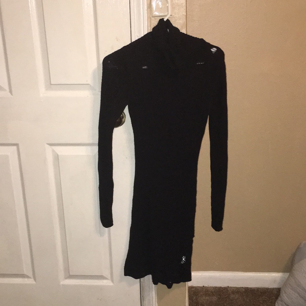 Almost Famous ripped turtle neck dress